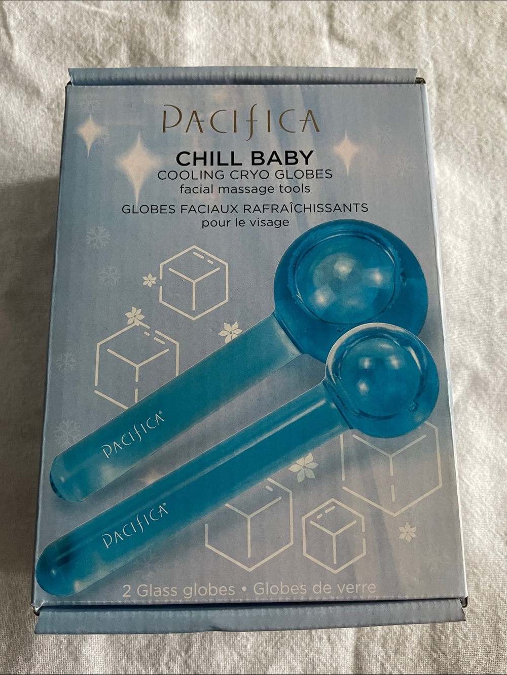 Pacifica Facial massage cooling cryo globes